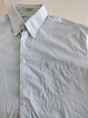 Duck Head Light Blue Microcheck Button-Down Shirt